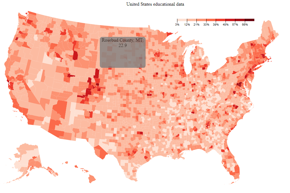 Chloropleth Map project