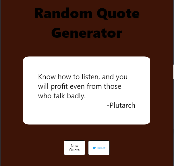 Randgom quote generator project